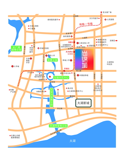 新加坡尚锦城交通图